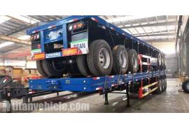 40 Foot Flatbed Semi Trailer will be sent to Tanzania on December 25th