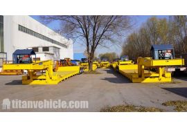 120T Removable Gooseneck Trailer will be sent to Nigeria Lagos