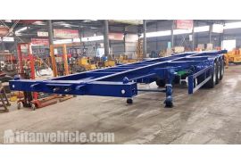 3 Axle Skeletal Semi Trailer Feedback from Kenya