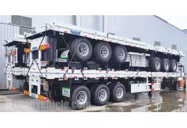 Remorque à paroi latérale Triaxle de 60 tonnes à vendre au Mozambique