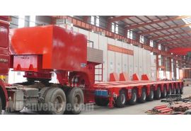 Remorque modulaire hydraulique à 10 essieux à vendre au Vietnam