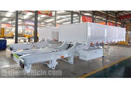 Remorque superlink avec planches produites dans l'usine TITAN