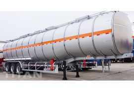 Une remorque citerne en acier inoxydable à 3 essieux 55000L sera envoyée en Arabie saoudite