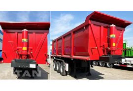 Une remorque semi-benne à trois essieux de 50 tonnes sera envoyée en Tanzanie à Dar Es Salaam