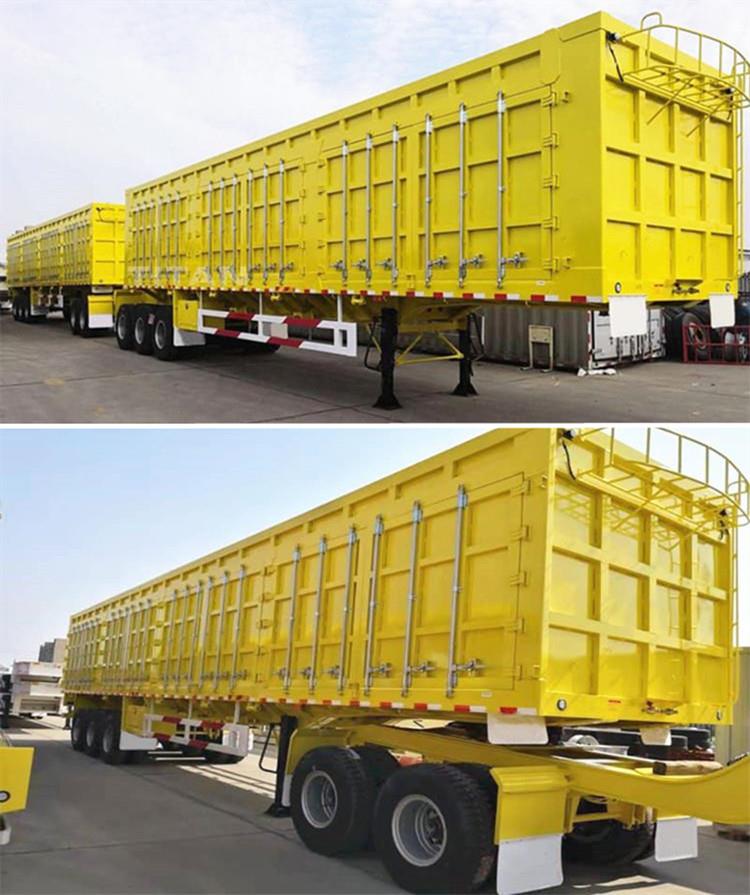 Side tipper double trailer truck for sale