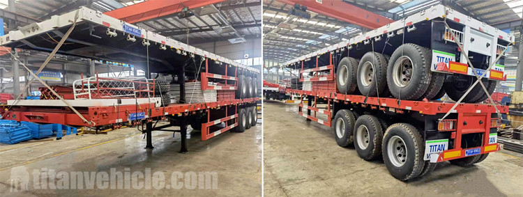 China Cargo Transport Triaxle Trailer with Side Wall for Sale in Guyana