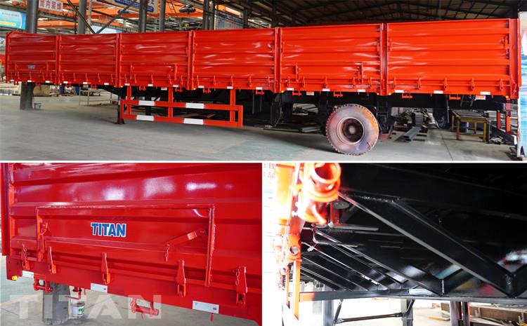 Remorque à ridelles pour transport de céréales à vendre en Tanzanie
