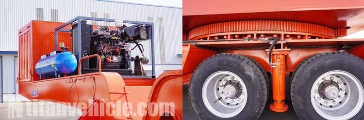 3 Lines 6 Axle Wind Blade Adapter Trailer for Sale in Vietnam Ho Chi Minh City - TITAN Vehicle