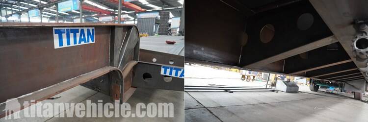 3 Axle Low Bed Semi Trailer 90 Ton for Sale in Madagascar
