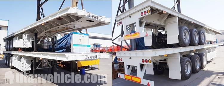 40Ft Container Flatbed Semi Trailer for Sale in Namibia Luderitz