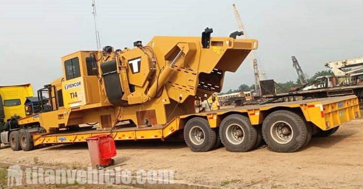 3 Axle Removable Gooseneck Trailer for Sale in Nigeria Apapa
