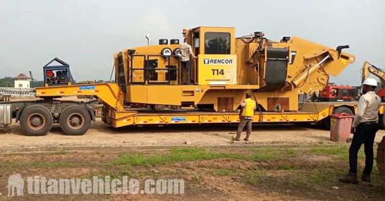 3 Axle Removable Gooseneck Trailer for Sale in Nigeria Apapa