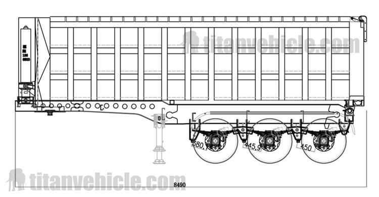 15 Units Tri Axle Semi Tipper Trailer for Sale In Zimbabwe Harare