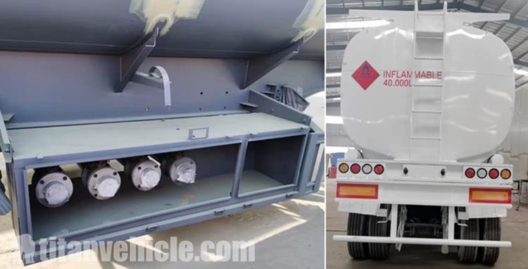 2 Axle 40000 Liters Fuel Tanker Trailer for Sale in Zimbabwe Harare