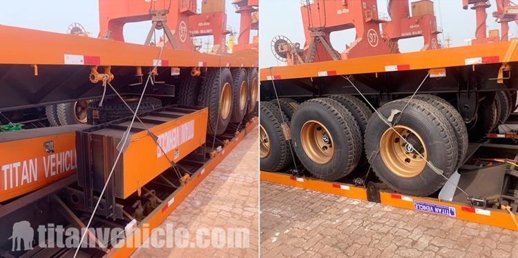 10 Units Tri Axle Trailer for Sale In Congo Banana | 40 Feet Flatbed Trailer for Sale
