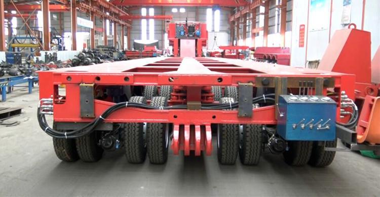 Remorque modulaire hydraulique à 10 essieux à vendre au Vietnam