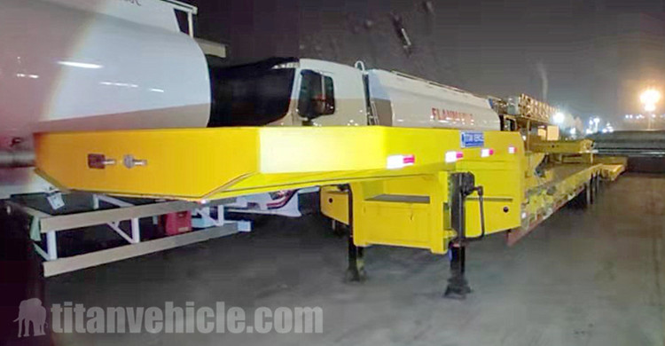 Tri Axle 60 Ton Drop Deck Trailer for Sale in Ghana Tri Axle 60 Ton Drop Deck Trailer for Sale in Ghana    It is the first time for a Ghana customer to cooperate with TITAN, but the customer has 10 years of experience in importing semi trailers. Due to business problems with the supplier that the customer cooperates with, the customer needs to find a new supplier for long-term cooperation.  Customers found TITAN on Google and saw feedback from other customers using tri axle drop deck trailer. The customer also needs tri axle drop deck trailer to transport large equipment. Finally, send the inquiry. He had a very happy conversation with our sales Barry. The client said that he was too regretful and did not cooperate with TITAN as soon as possible. TITAN's latest technology and professional team factory moved him. After discussing the details, the tri axle 60 ton drop deck trailer was finally purchased.  TITAN provide high-quality semi-trailers, not only in quality service after-sales but also in every aspect. TITAN has more than 20 professional inspectors, in order to help detect whether the completed semi-trailer is qualified. This is not only about the interests of this Titan, but also about the interests of customers.    Tri Axle 60 Ton Drop Deck Trailer for Sale in Ghana  Tri Axle 60 Ton Drop Deck Trailer will be sent to Ghana    Why TITAN drop deck trailers expensive? The main reason is the cost of production:  1. Steel is not the same.  Large steel plants and small steel plants have different prices and different quality. TITAN tri axle drop deck trailer main beam adopts HG high strength steel, our main beam is thicker than other brands, and the price gap is around 700 US dollars. The side beam is designed in “H” shape and welded with HG 60 steel. We use this high cost beam for only one purpose, which is durable.    2. Different production equipment.  Also, some manufacturers are a welding machine with domestic or imported brand-name brands, such as Panasonic, Siemens and so on. Some low-cost selling cheap car manufacturers to use cheap or second hand welding machine, welding out of the trailer so that the quality of the same? Such products will gradually go wrong in the course of future use, especially overloading or poor road conditions will reduce the life of the trailer.     Tri Axle 60 Ton Drop Deck Trailer will be sent to Ghana  Package of Tri Axle 60 Ton Drop Deck Trailer    3. Different accessories.  TITAN 60 ton drop deck trailer for sale adopt world famous brand spare part, ensure high quality and save costs. Like WABCO braking valve, JOST landing gear, FUWA axle and other small parts. Every quality accessory increases costs.  Many friends said that the lights of his new trailer can not turn on after ten days of running, and the wires were broken. There were only a few copper wires in the wires. TITAN tri axle drop deck trailer use good cluster circuit and high-quality LED lamps.    4. The paint is different.  The paint is different. Some trailers are particularly bright when sprayed out, and it is not easy to remove paint and fade in future use. And some have no gloss just after spraying, and the adhesion is not strong, it will take off the paint for a short time, then the tri axle drop deck trailer will be damaged.  Tri Axle 60 Ton Drop Deck Trailer will be sent to Ghana