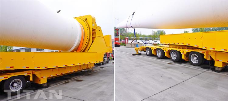 Remorque adaptateur de pale de vent de 70 m à vendre au Vietnam