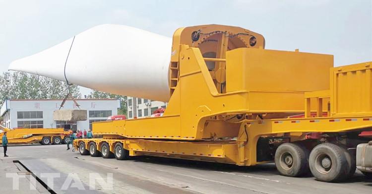 Remorque adaptateur de pale de vent de 70 m à vendre au Vietnam