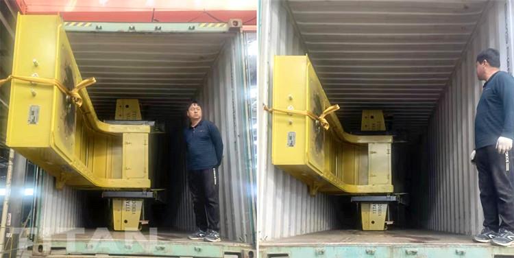 Prix de la remorque semi-basse à trois essieux 60 tonnes au Nigeria