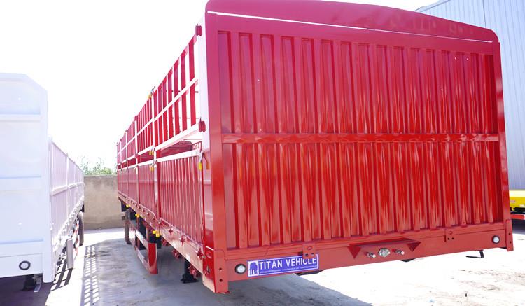 Semi-remorque de cargaison de clôture de 80 tonnes à vendre en Guinée
