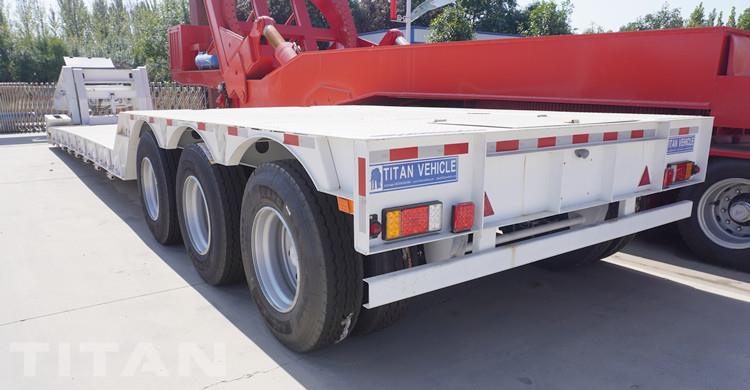 Remorque à col de cygne Lowboy de 80 tonnes à vendre au Zimbabwe