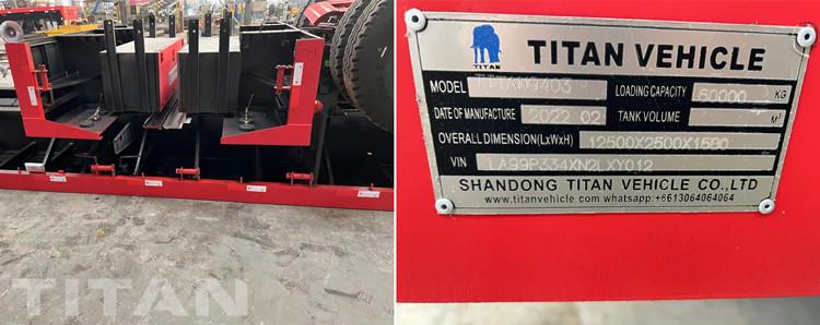 Remorque de tracteur à plateau à 3 essieux à vendre en Namibie