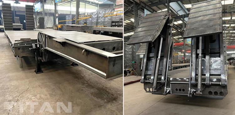 Semi-remorque Drop Deck à 3 essieux à vendre au Nigeria