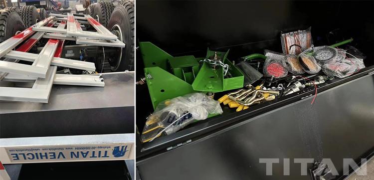 Remorque Triaxle avec Panneau Latéral à Vendre au Sénégal