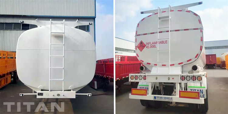 Remorque-citerne de carburant diesel à 3 essieux de 45 000 litres à vendre en Jamaïque