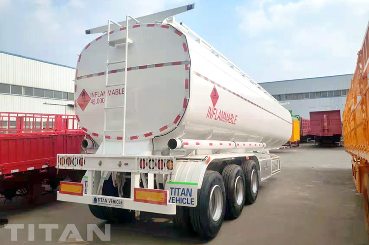 Remorque-citerne de carburant diesel à 3 essieux de 45 000 litres à vendre en Jamaïque