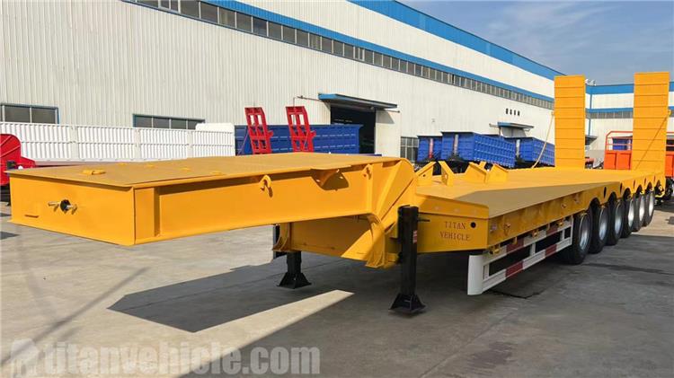6 Axle 120 Ton Low Bed Trailer will be sent to Kenya