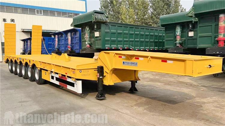 6 Axle 120 Ton Low Bed Trailer will be sent to Kenya