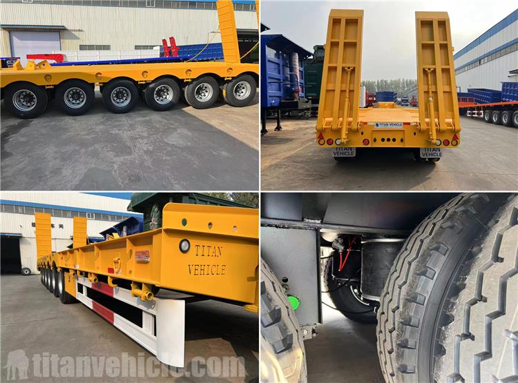 6 Axle 120 Ton Low Bed Trailer will be sent to Kenya