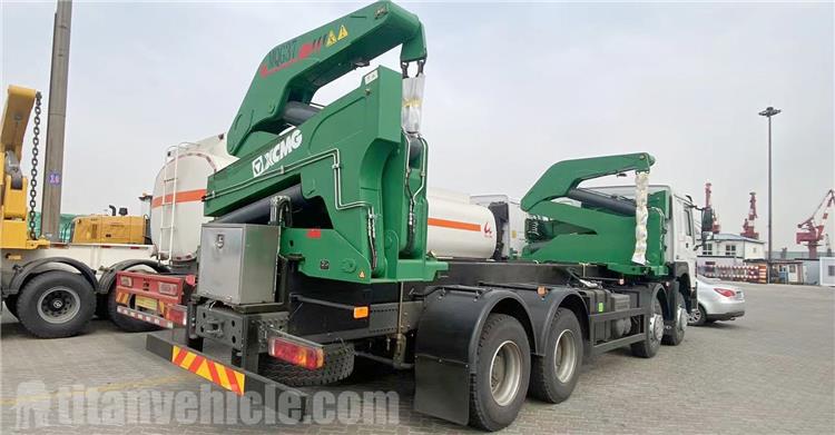 Camion à chargeur latéral de 20 pieds à vendre en Guyane, Gynam