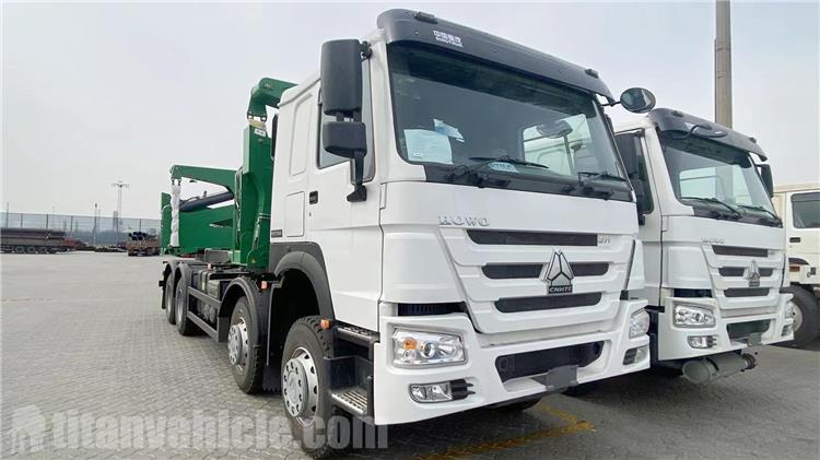 Camion à chargeur latéral de 20 pieds à vendre en Guyane, Gynam