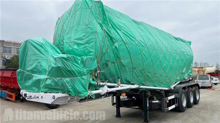 Remorque de camion de ciment en vrac 52cbm à vendre au Ghana