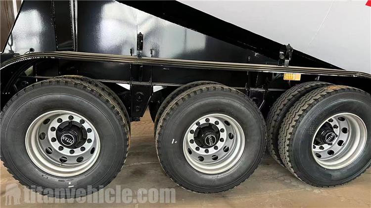 Remorque de camion de ciment en vrac 52cbm à vendre au Ghana