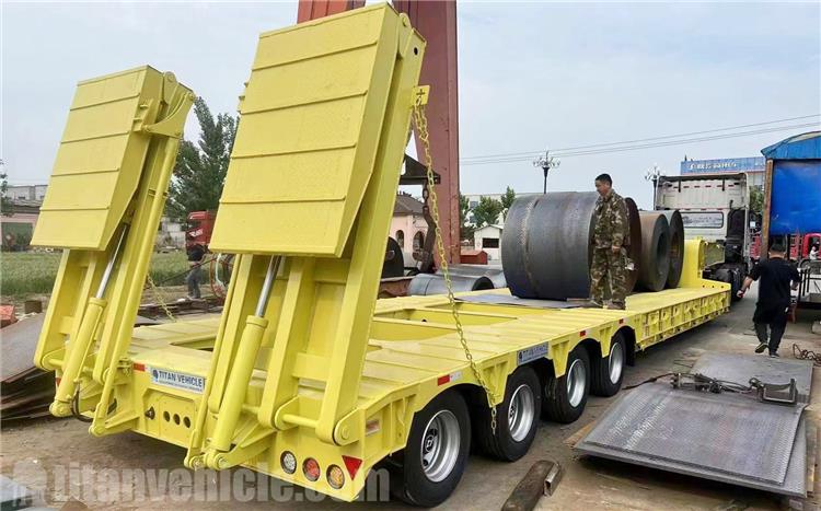 Remorque surbaissée de 130 tonnes à vendre en Guinée