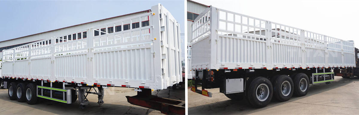 Fence Semi Trailer for Sale | 60T Stake Cargo Semi Trailer Spot Promotion Prices