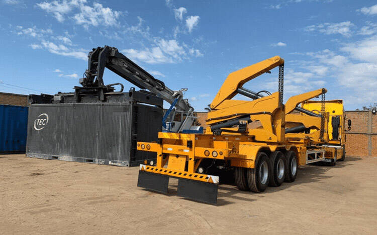 What is a Container Side Loader Trailer (sidelifter / sideloader) ?