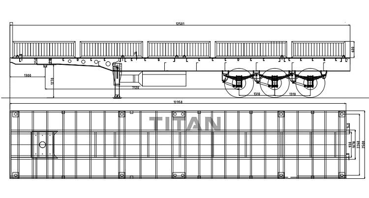 Dropside trailer | Side Wall Cargo Trailer For Sale-TITAN Vehice