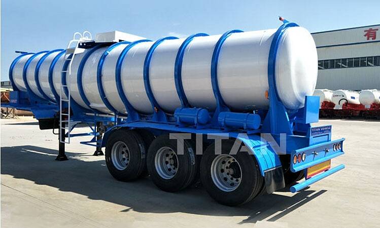 Sulfuric Hydrochloric Acid Tanker | Chemical Liquid Tank Trailer For Sale
