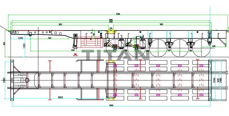 Used Intermodal Container Chassis Trailer For Sale near me