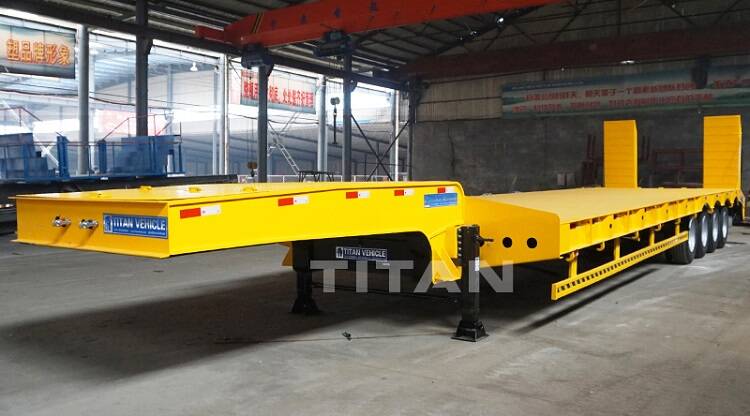 low bed truck price is lower than the same trailer
