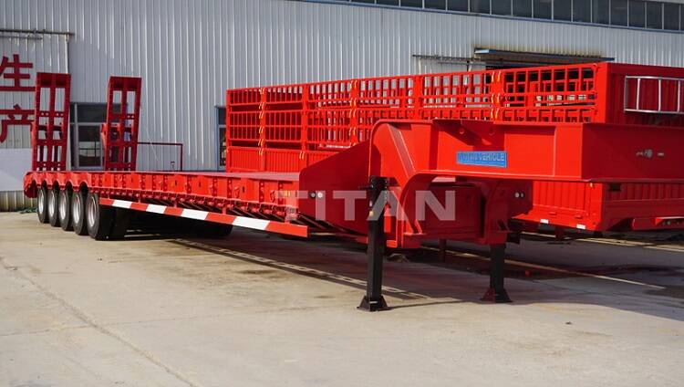 heavy load trailers adopt JOST landing legs