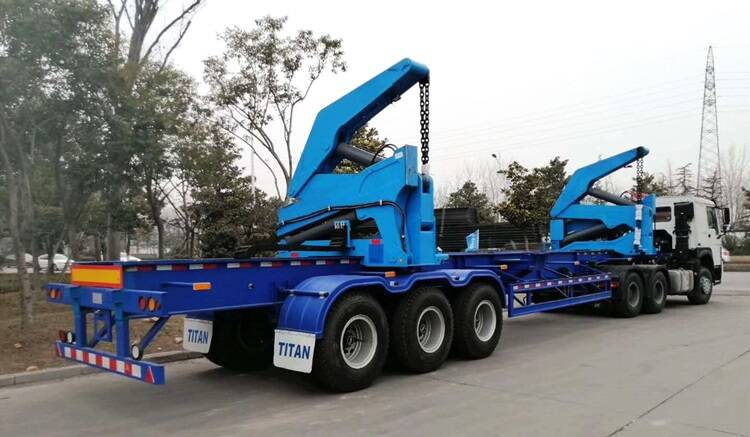 3 axle 40ft container side lifter trailer from TITAN Vehicle