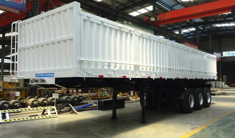 Drop Sidewall Semi Trailer