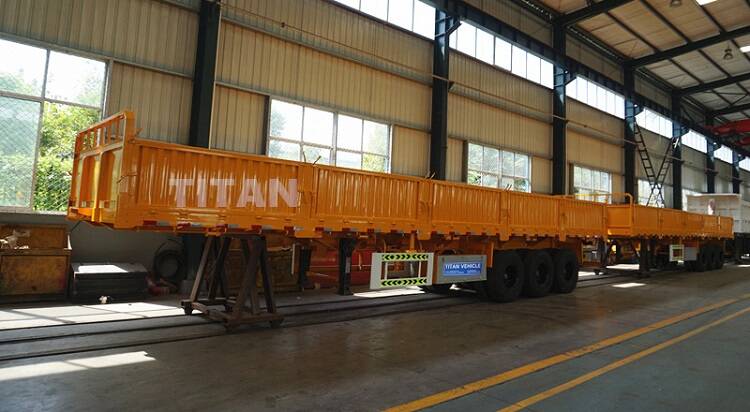 Dropside semi trailer