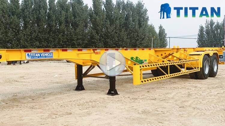Aluminum Container Chassis Trailer